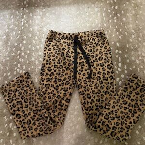Charlotte Russe Leopard Print Kids Joggers